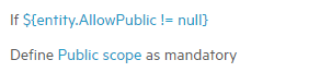 Graphic of edited business rule