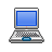 Laptop computer icon