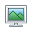 Computer monitor icon