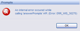 processdpcommands error