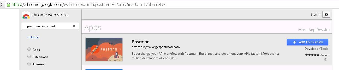 get postman for chrome