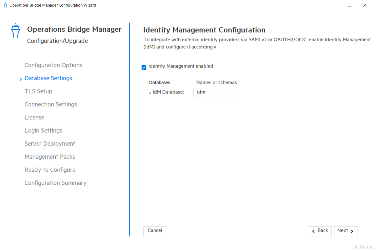 Installation > Overview > Configuration wizards