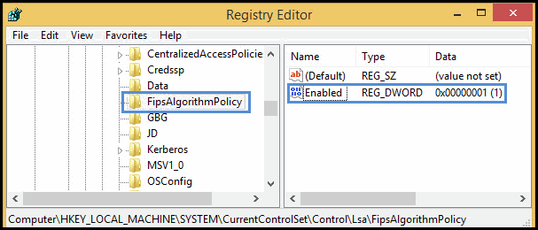 Enable FIPS 140-2 Compliant Mode
